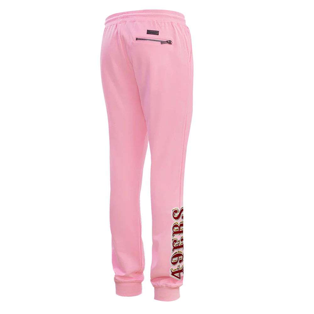 NFL SAN FRANCISCO 49ERS CLASSIC CHENILLE DK JOGGER (PINK) - Image 3