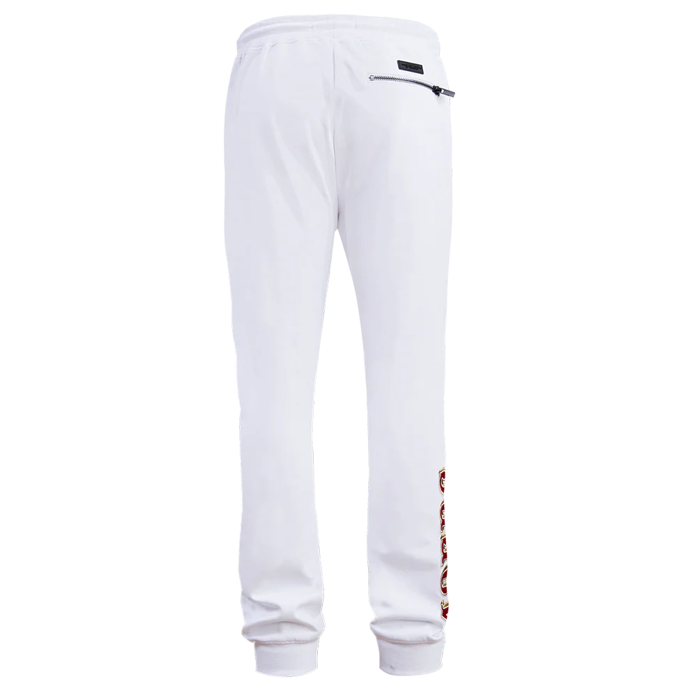 NFL SAN FRANCISCO 49ERS CLASSIC CHENILLE DK JOGGER (WHITE) - Image 4