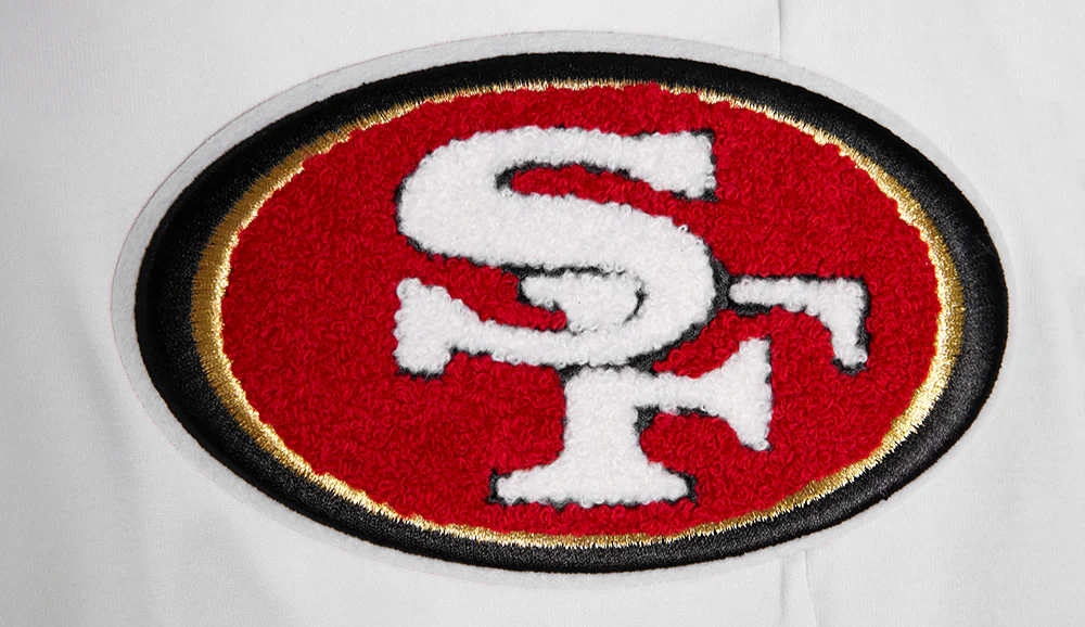 NFL SAN FRANCISCO 49ERS CLASSIC CHENILLE DK JOGGER (WHITE) - Image 6