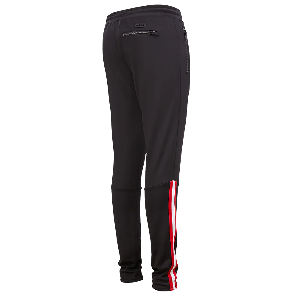 NFL SAN FRANCISCO 49ERS CLASSIC MEN'S DK TRACK PANT (BLACK/RED) - Image 4