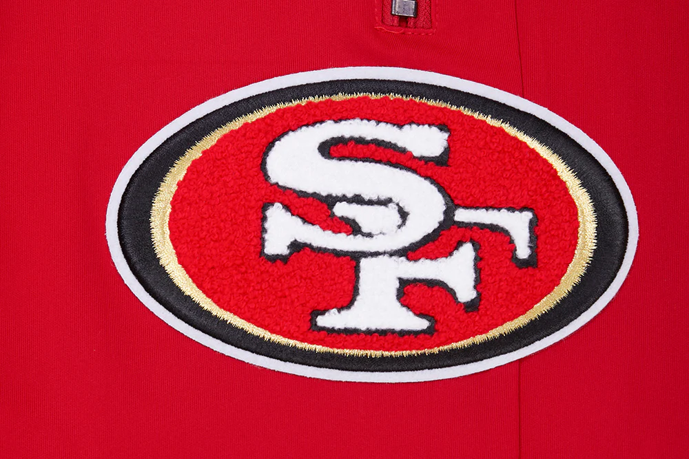 NFL SAN FRANCISCO 49ERS CLASSIC MEN'S DK TRACK PANT (RED/BLACK) - Image 5