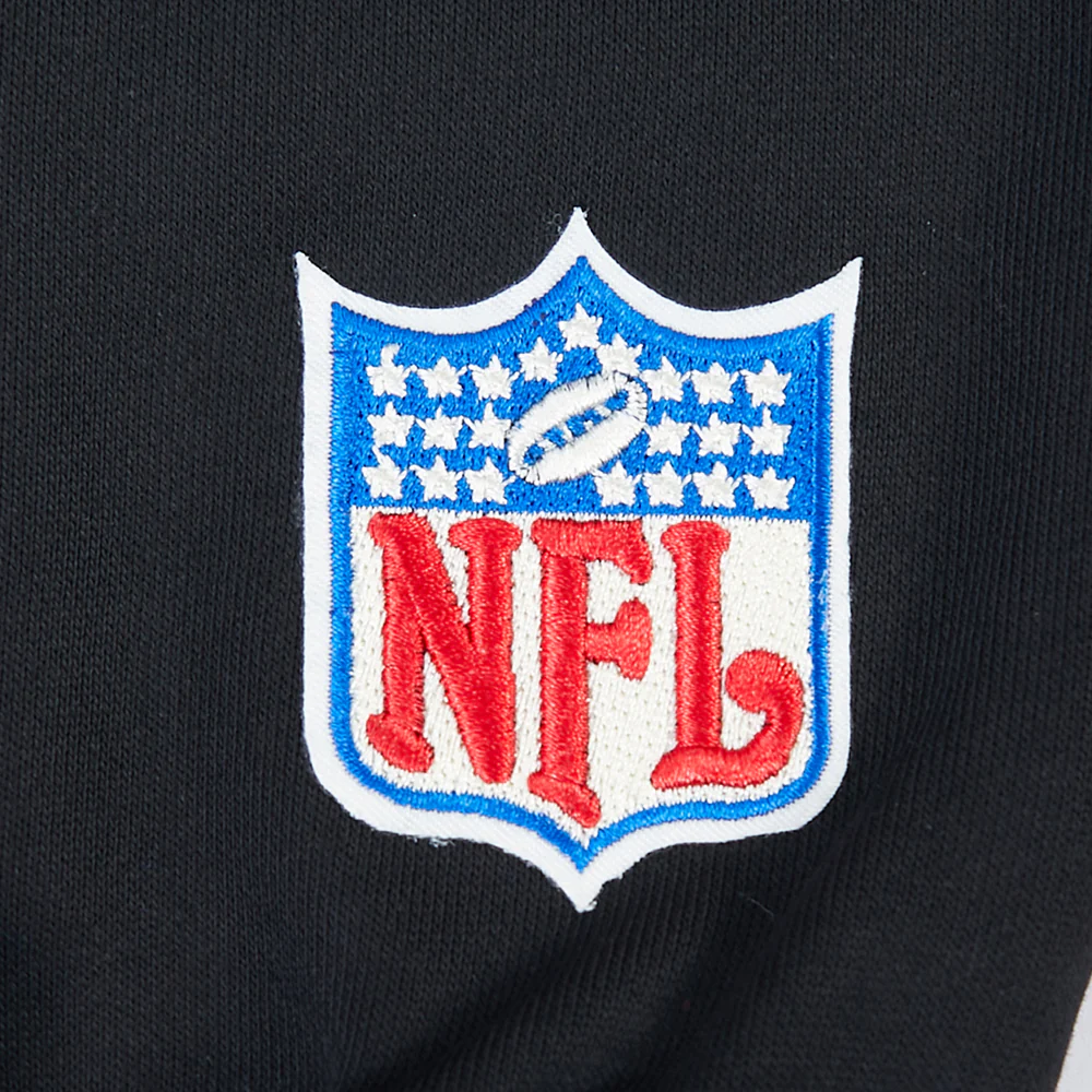 NFL SAN FRANCISCO 49ERS MODERN ORIGINALS MEN'S FLC PO HOODIE (BLACK) - Image 8