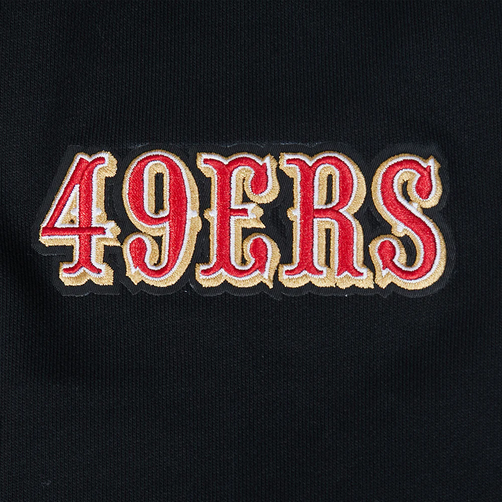 NFL SAN FRANCISCO 49ERS CITY ARCH MEN'S FLC PO HOODIE (BLACK) - Image 5