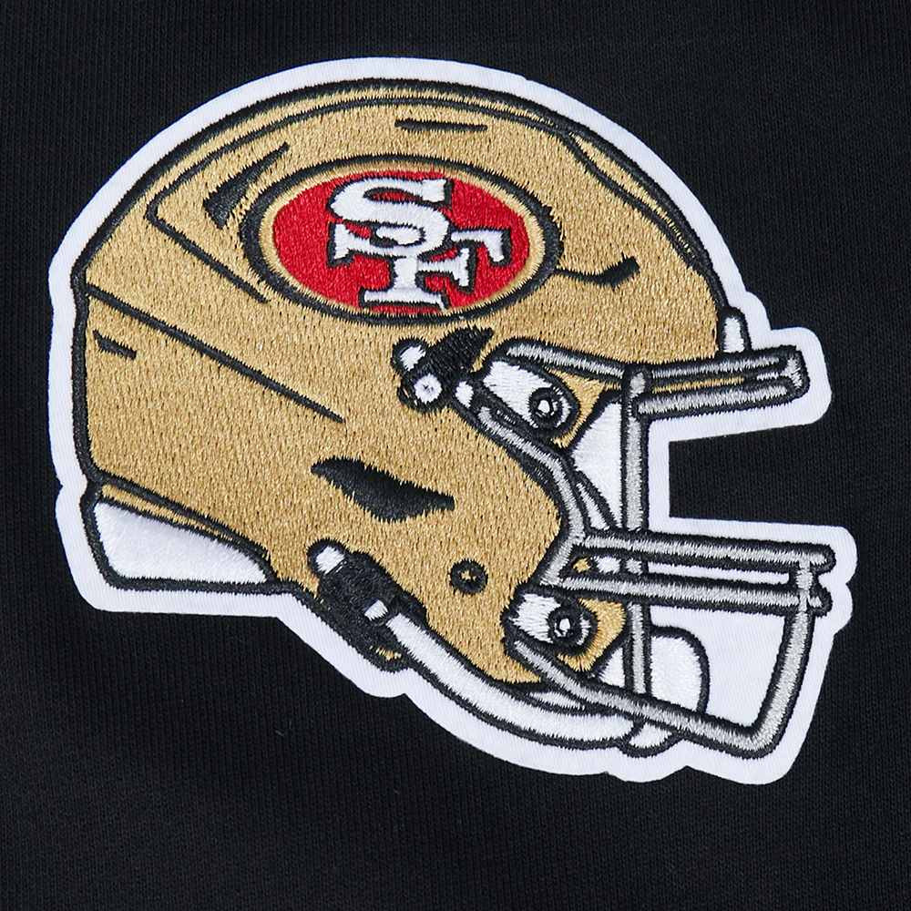 NFL SAN FRANCISCO 49ERS CITY ARCH MEN'S FLC PO HOODIE (BLACK) - Image 8
