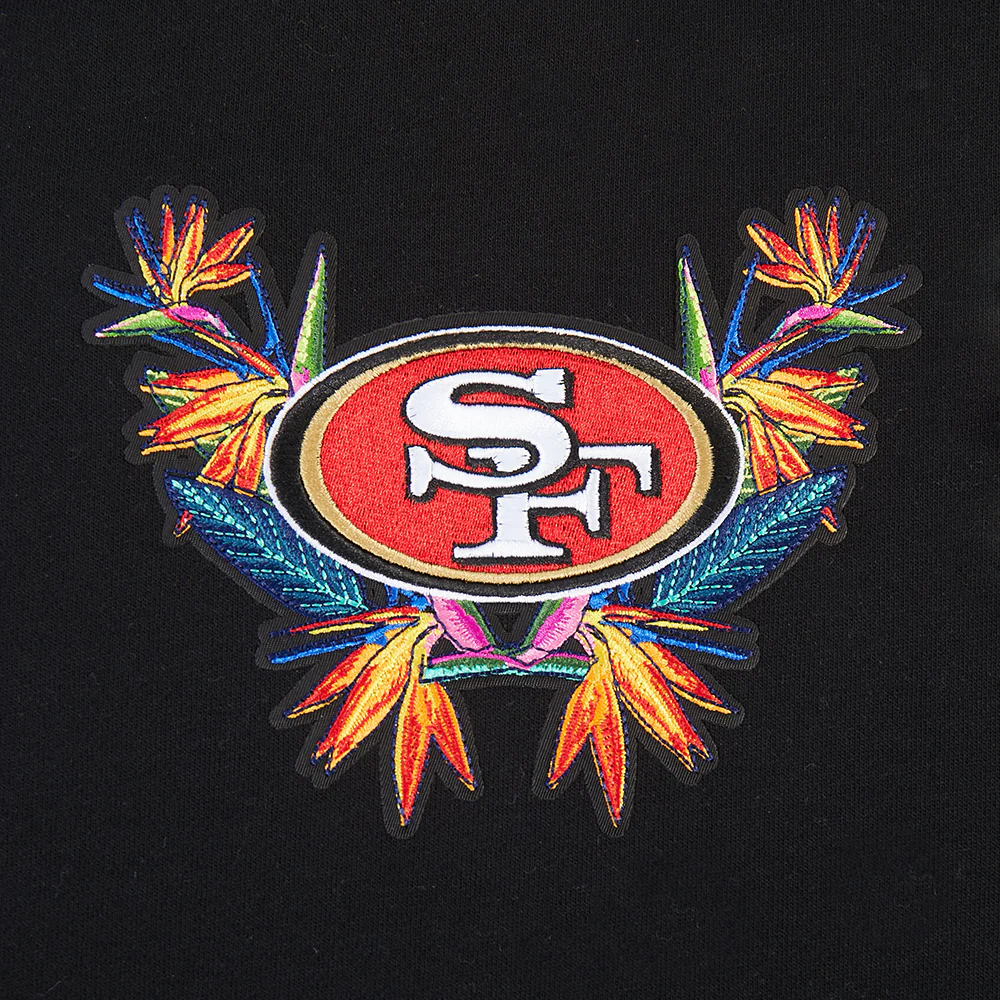 NFL SAN FRANCISCO 49ERS PARADISE MEN'S CREWNECK SWEATSHIRT (BLACK) - Image 6