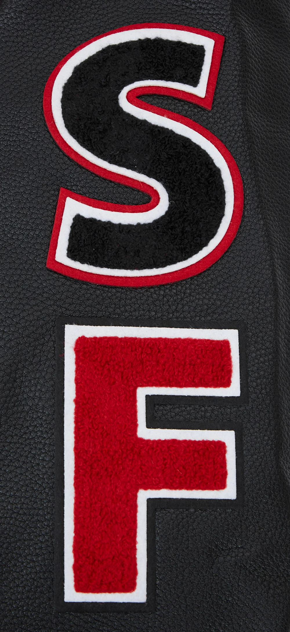 NFL SAN FRANCISCO 49ERS SCRIPT TAIL MEN'S RIB WOOL VARSITY (RED/BLACK) - Image 10
