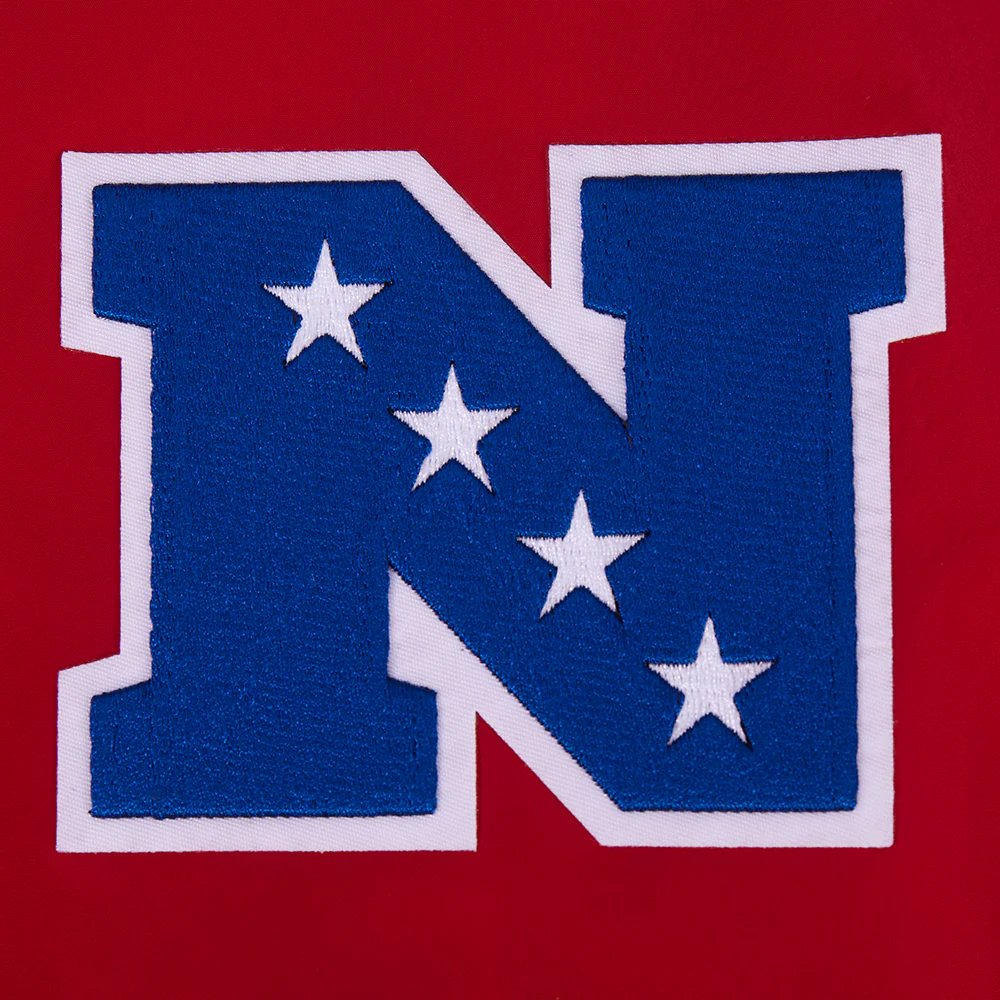 NFL SAN FRANCISCO 49ERS PRE GAME MEN'S JACKET (RED) - Image 6