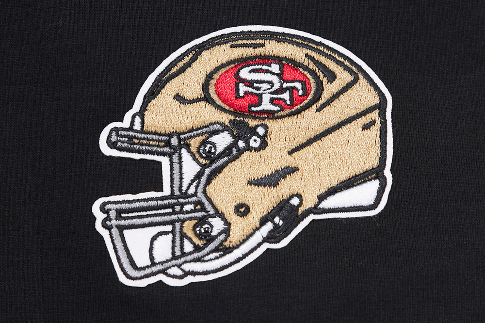 NFL SAN FRANCISCO 49ERS CLASSIC SINGLE JERSEY BOXY TEE (BLACK) - Image 6