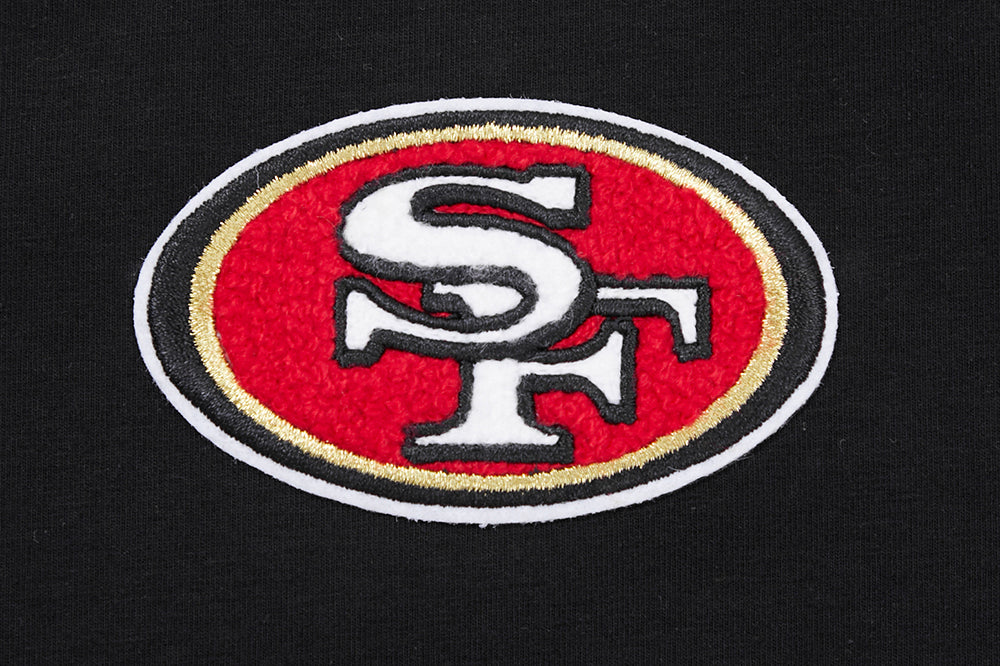 NFL SAN FRANCISCO 49ERS CLASSIC SINGLE JERSEY BOXY TEE (BLACK) - Image 7