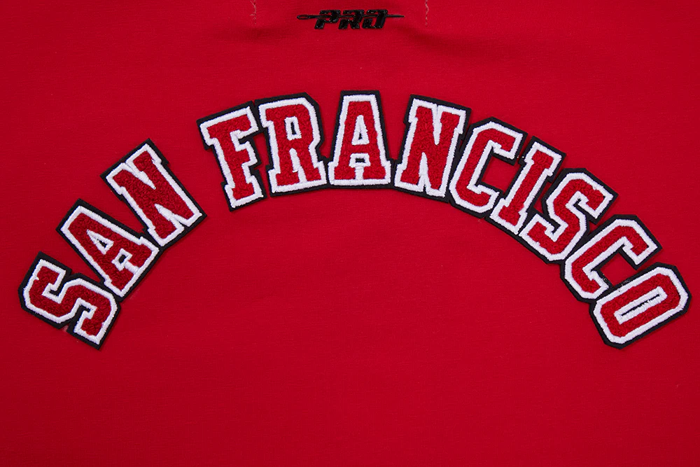 NFL SAN FRANCISCO 49ERS CLASSIC SINGLE JERSEY BOXY TEE (RED) - Image 7
