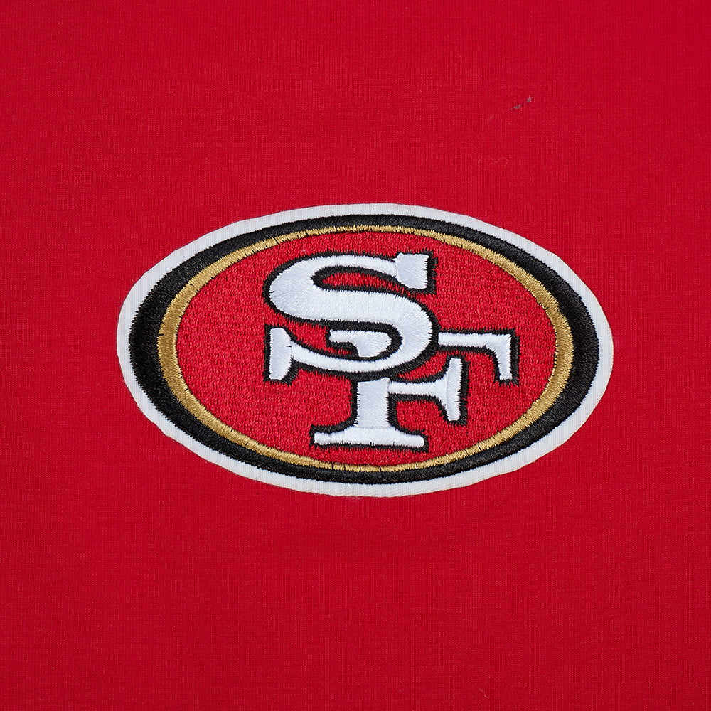 NFL SAN FRANCISCO 49ERS WINGSPAN WOMEN'S SJ BOXY TEE (RED) - Image 6