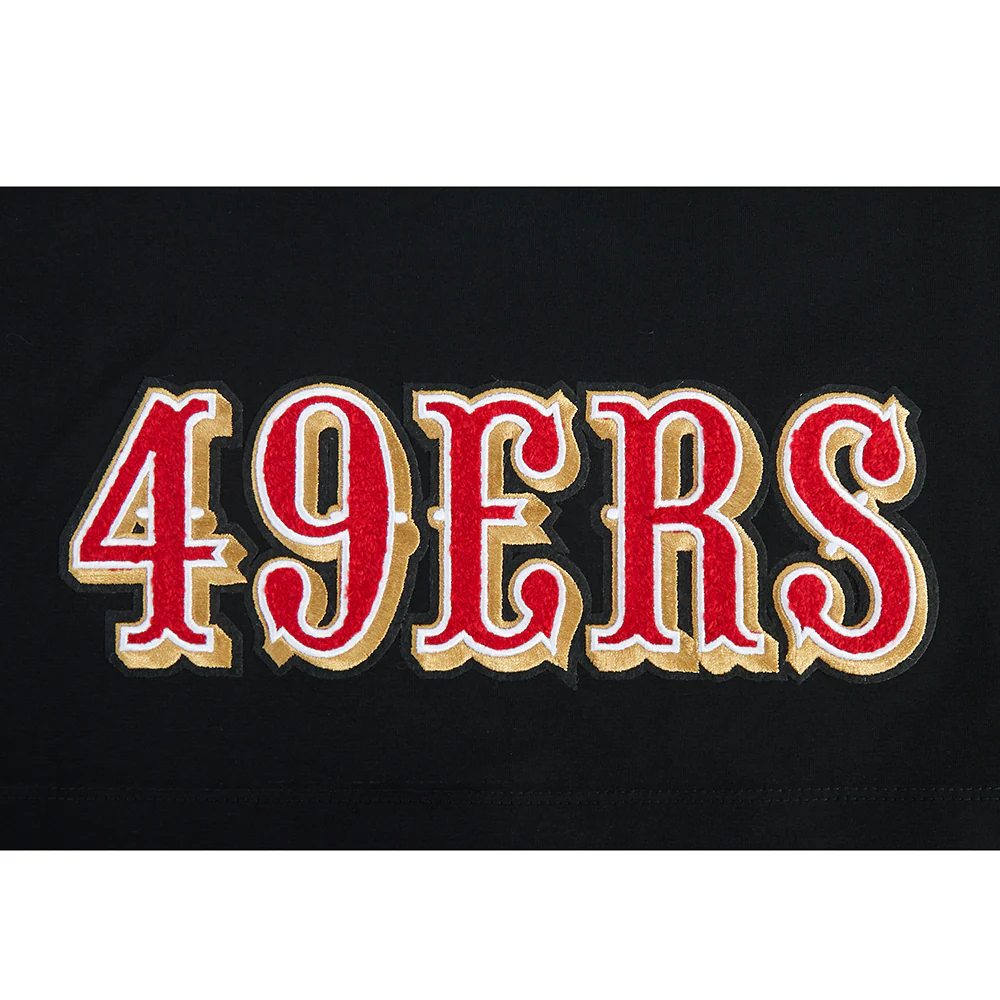 NFL SAN FRANCISCO 49ERS CHRISTIAN MCCAFFREY #23 CLASSIC PNN WOMEN'S SJ BOXY TEE (BLACK) - Image 5