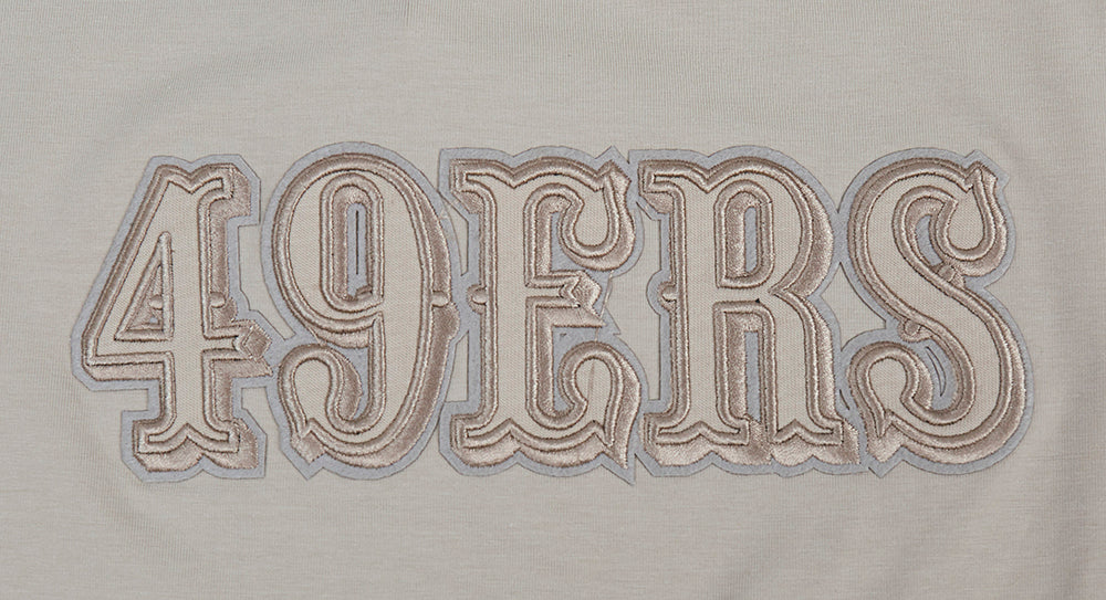 NFL SAN FRANCISCO 49ERS NEUTRAL WOMEN'S BOXY TEE (TAUPE) - Image 5