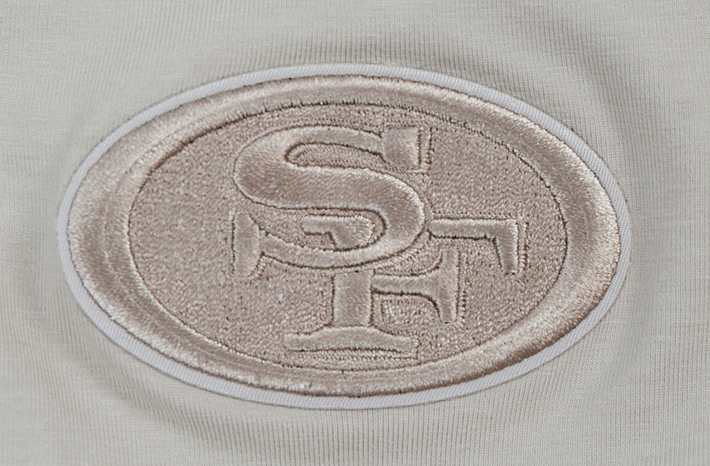 NFL SAN FRANCISCO 49ERS NEUTRAL WOMEN'S BOXY TEE (TAUPE) - Image 6
