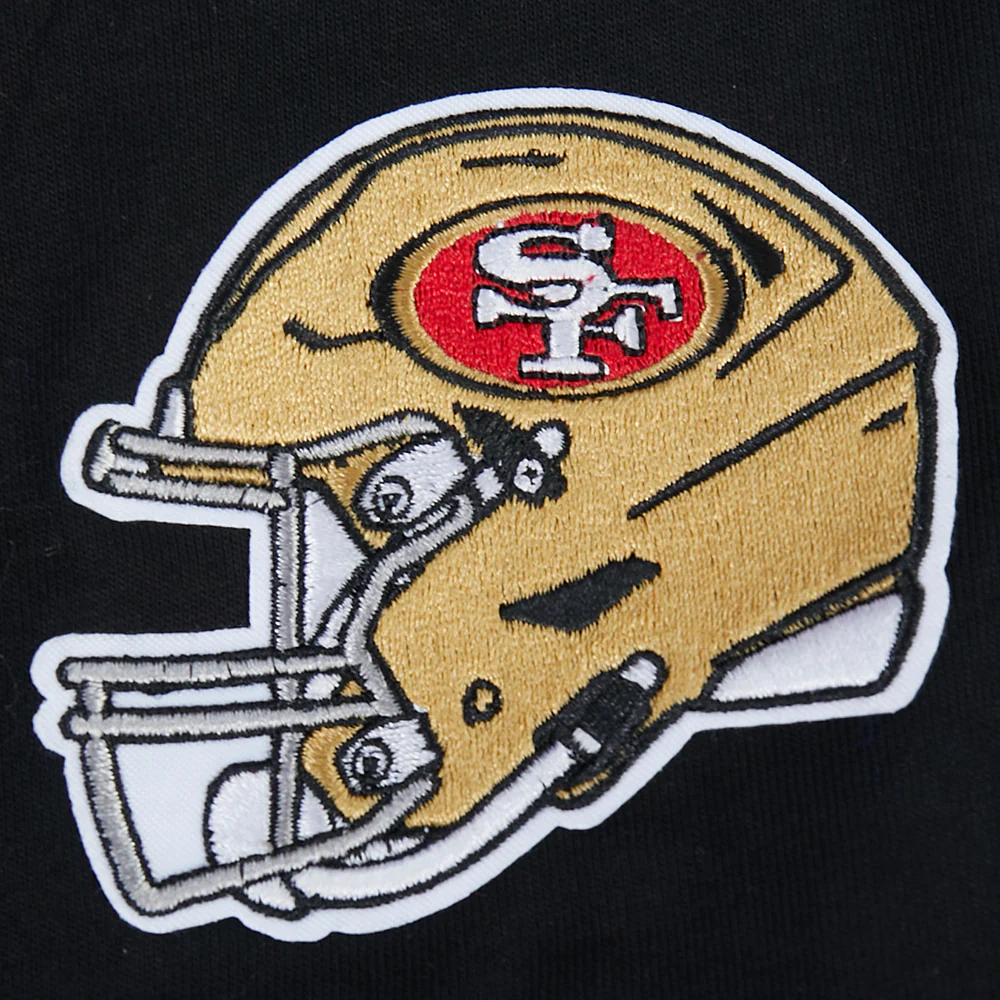 NFL SAN FRANCISCO 49ERS CLASSIC CHENILLE BIG BOY'S SS TEE (BLACK) - Image 4