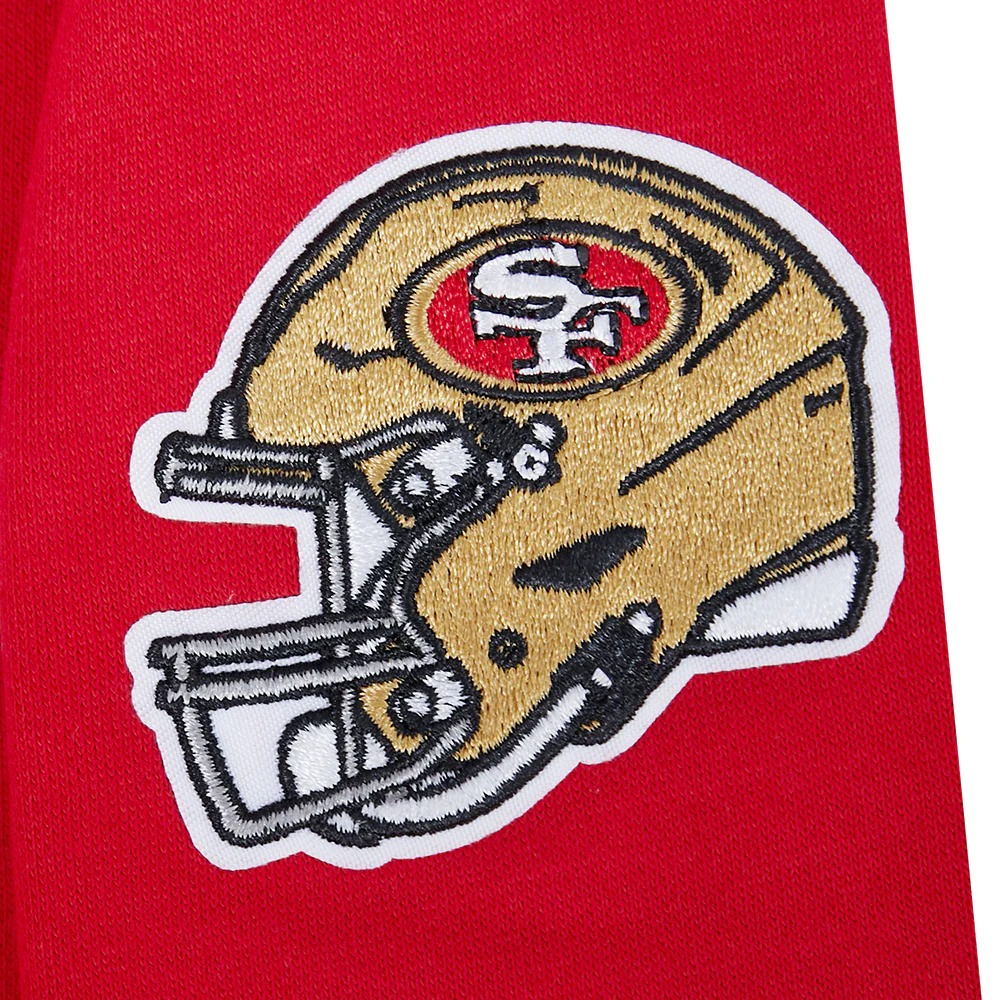 NFL SAN FRANCISCO 49ERS CLASSIC BIG GIRL'S FLC CREWNECK (RED) - Image 5