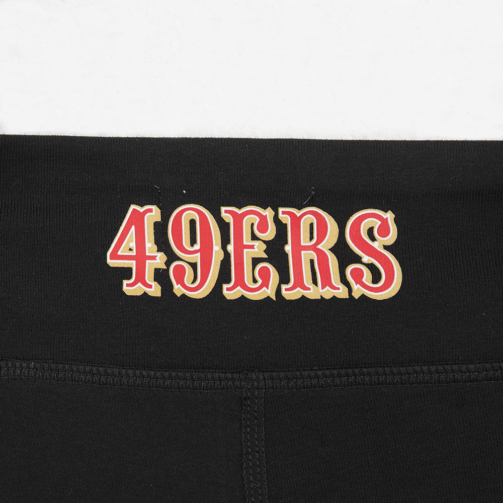 NFL SAN FRANCISCO 49ERS CLASSIC BIG GIRLS LEGGING (BLACK) - Image 6