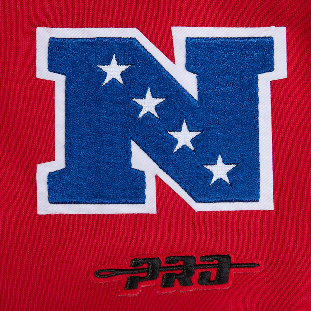 NFL SAN FRANCISCO 49ERS WINGSPAN WOMEN'S FLC CREWNECK (RED) - Image 6