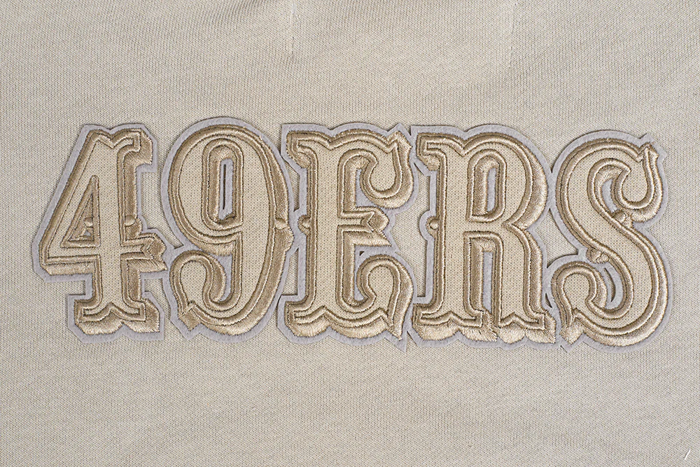 NFL SAN FRANCISCO 49ERS NEUTRAL WOMEN'S CREWNECK (TAUPE) - Image 7