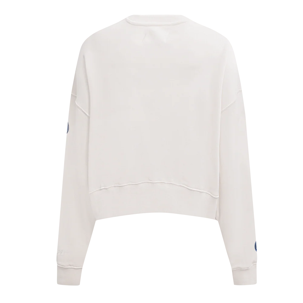 NFL SAN FRANCISCO 49ERS VARSITY BLUES WOMEN'S CREWNECK (LINEN) - Image 3