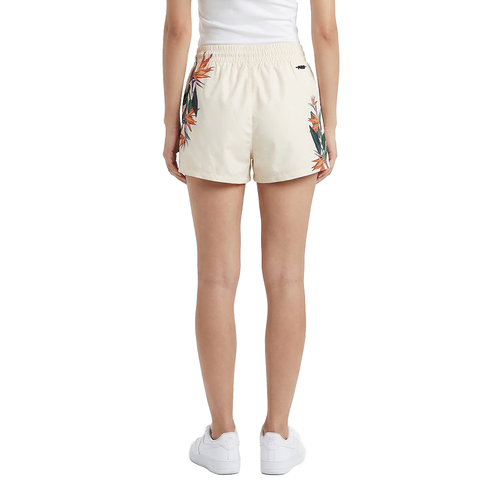 NFL SAN FRANCISCO 49ERS PARADISE WOMEN'S WOVEN SHORT (EGGSHELL) - Image 3
