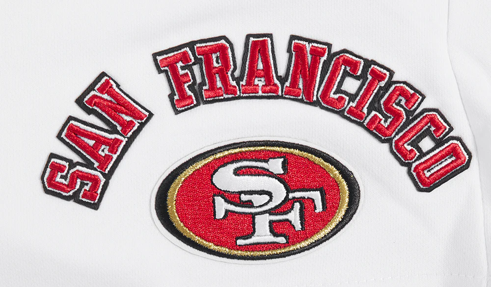 NFL SAN FRANCISCO 49ERS CLASSIC WOMEN'S SHORT (WHITE) - Image 5