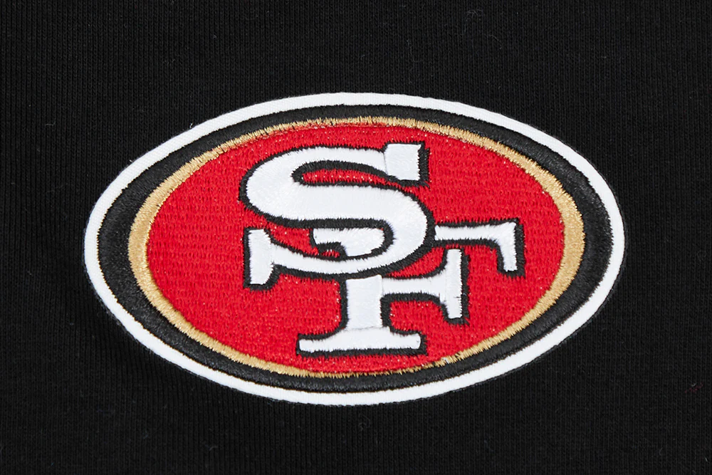 NFL SAN FRANCISCO 49ERS SCRIPT TAIL WOMEN'S HIGH WAIST JERSEY LEGGING (BLACK) - Image 11