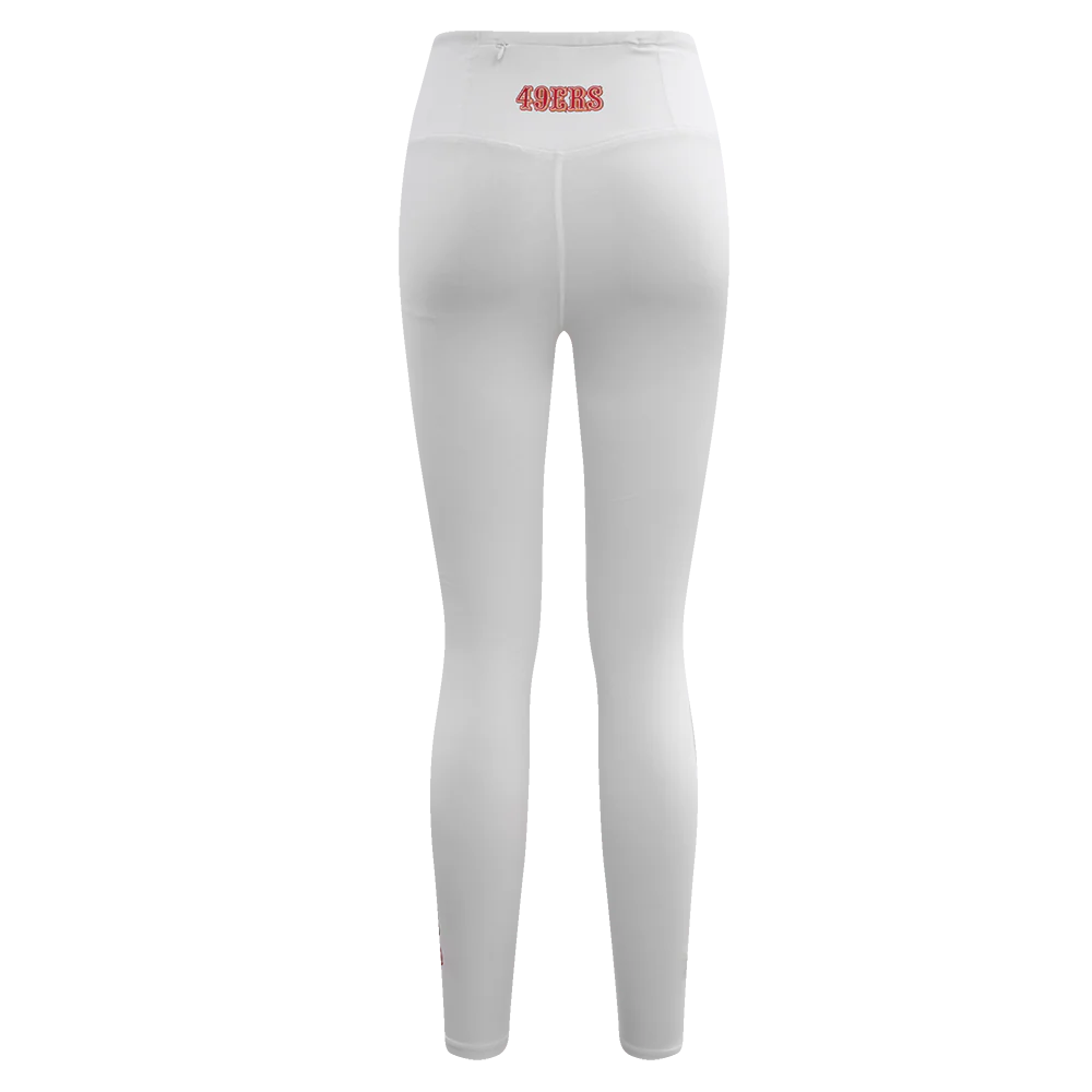 NFL SAN FRANCISCO 49ERS CLASSIC JERSEY LEGGING (WHITE) - Image 4
