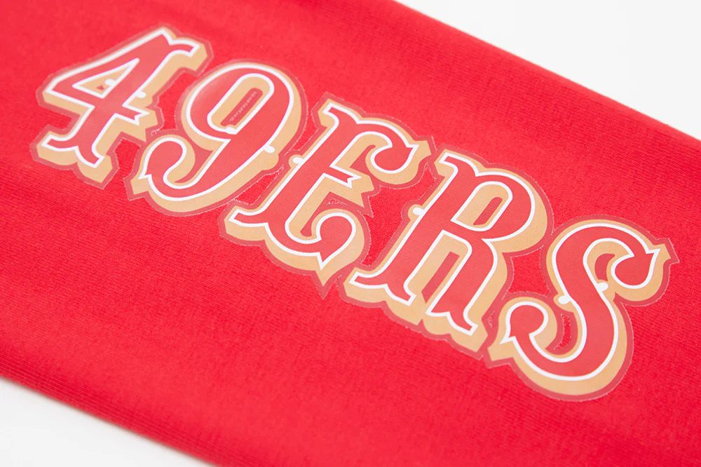 NFL SAN FRANCISCO 49ERS CLASSIC WOMEN'S JERSEY LEGGING (RED) - Image 7