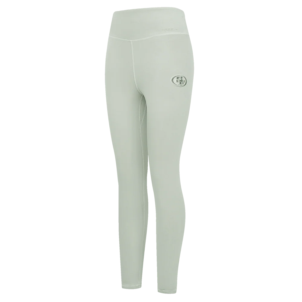 NFL SAN FRANCISCO 49ERS NEUTRAL HIGH WAIST JERSEY LEGGING (MOSS)