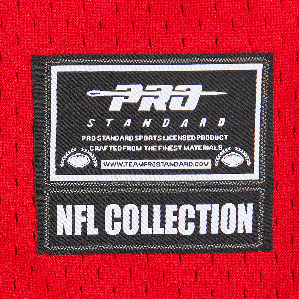 NFL SAN FRANCISCO 49ERS CLASSIC LITTLE BOYS MESH BUTTON DOWN SHIRT (RED/BLACK) - Image 18