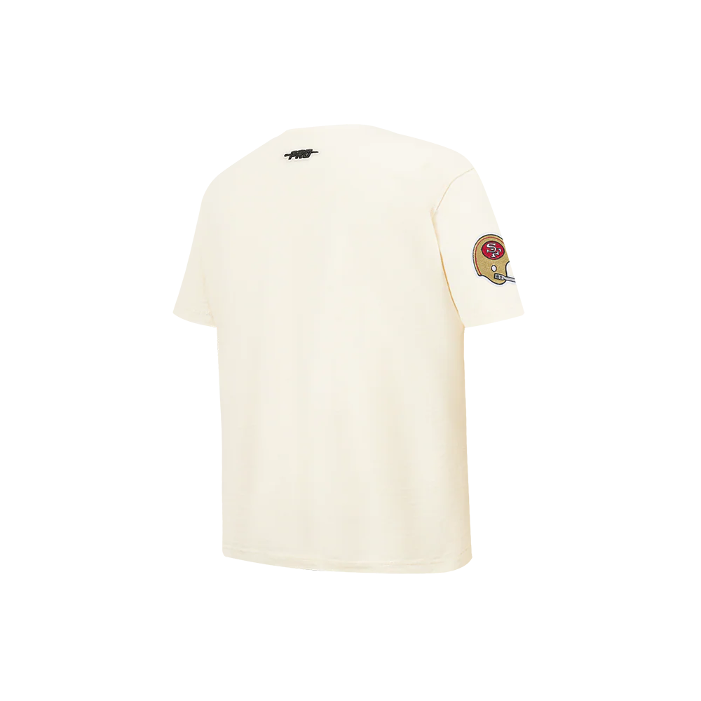 NFL SAN FRANCISCO 49ERS RETRO CLASSICS LITTLE BOY'S SS TEE (EGGSHELL) - Image 4