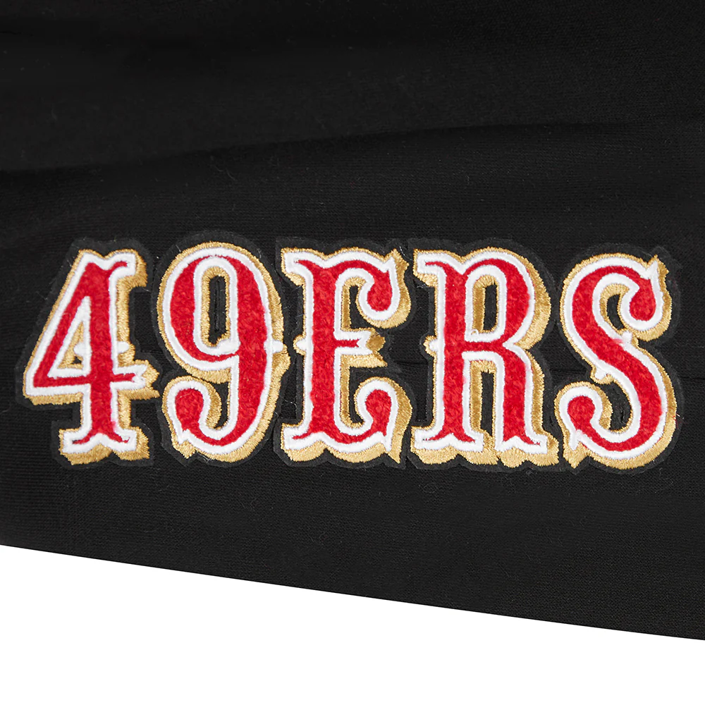 NFL SAN FRANCISCO 49ERS CLASSIC LITTLE BOYS FLC SWEATPANT (BLACK) - Image 10