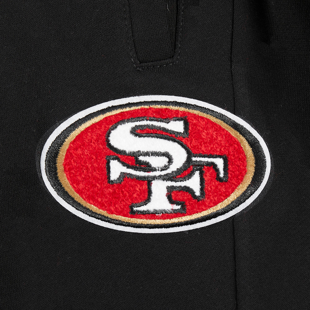NFL SAN FRANCISCO 49ERS CLASSIC LITTLE BOYS FLC SWEATPANT (BLACK) - Image 9