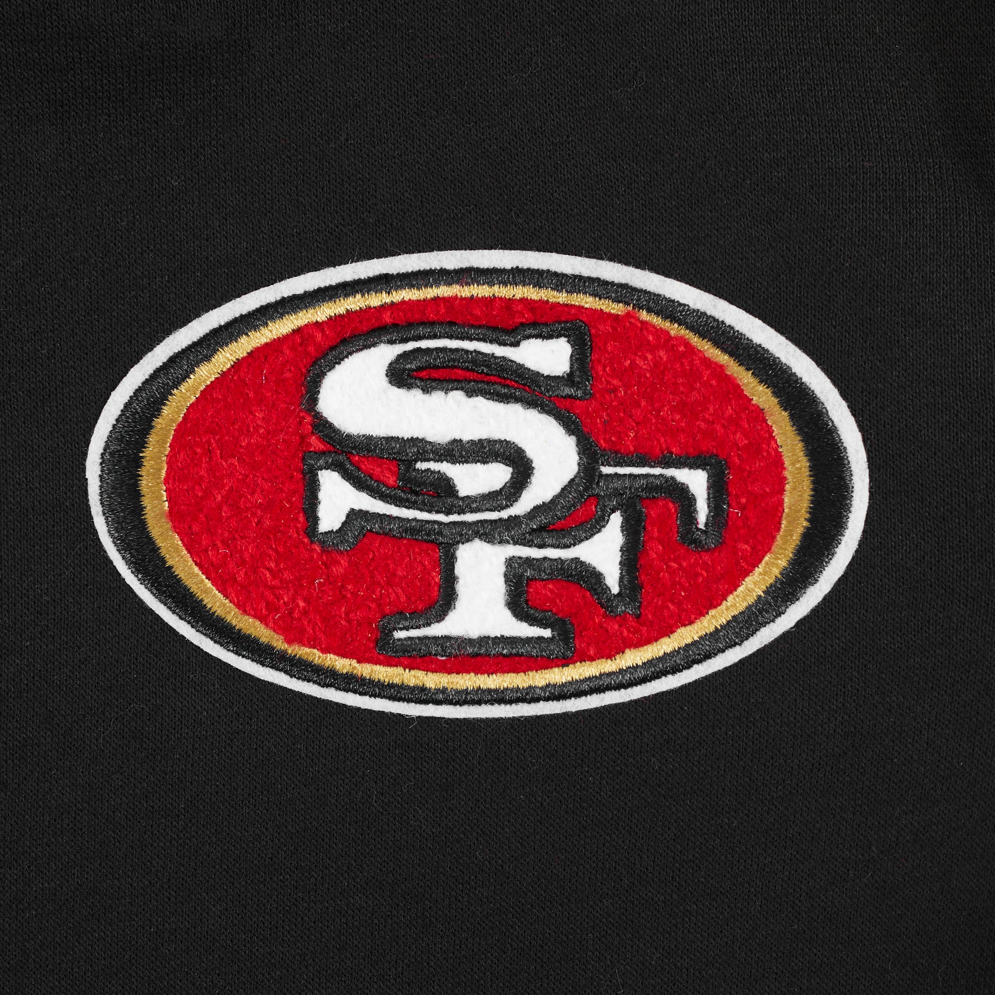 NFL SAN FRANCISCO 49ERS CLASSIC LITTLE BOYS FLEECE PULLOVER HOODIE (BLACK) - Image 10