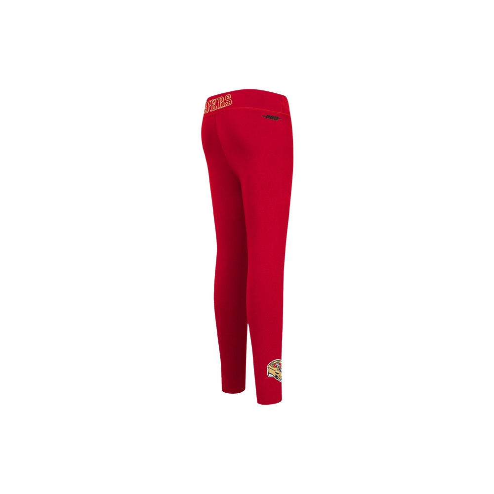 NFL SAN FRANCISCO 49ERS CLASSIC LITTLE GIRLS LEGGING (RED) - Image 3