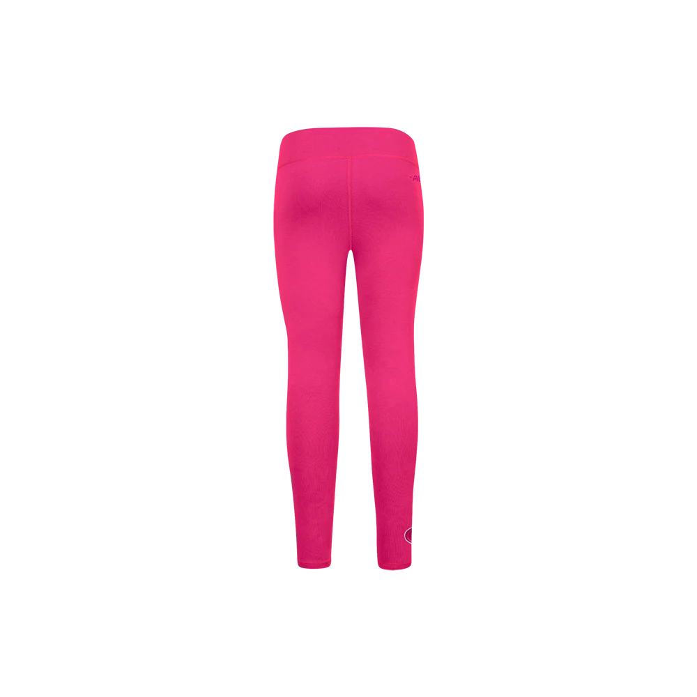 NFL SAN FRANCISCO 49ERS TRIPLE PINK LITTLE GIRLS LEGGING (BEETROOT PURPLE) - Image 4