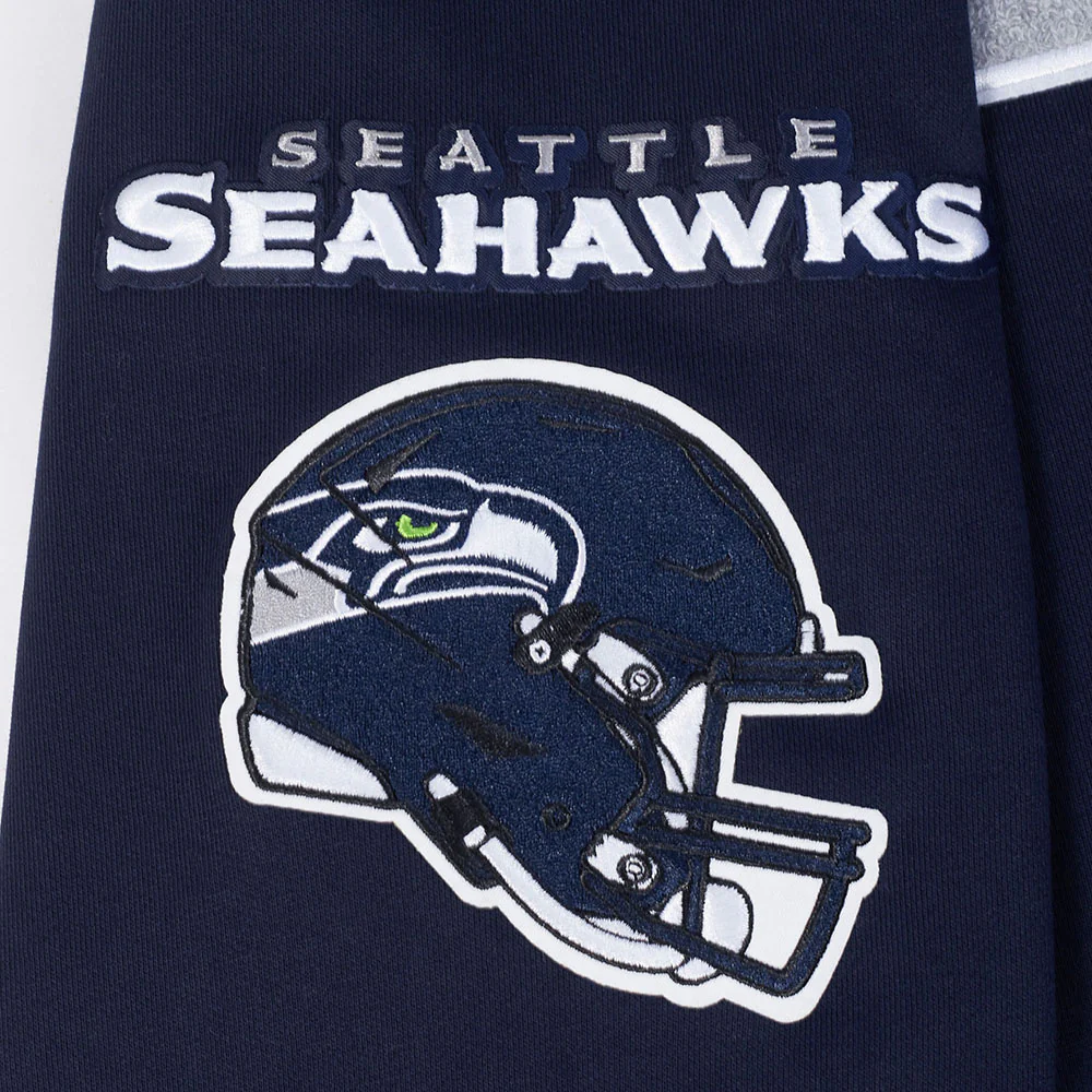 NFL SEATTLE SEAHAWKS MASHUP MEN'S RIB CREWNECK (MIDNIGHT NAVY) - Image 13