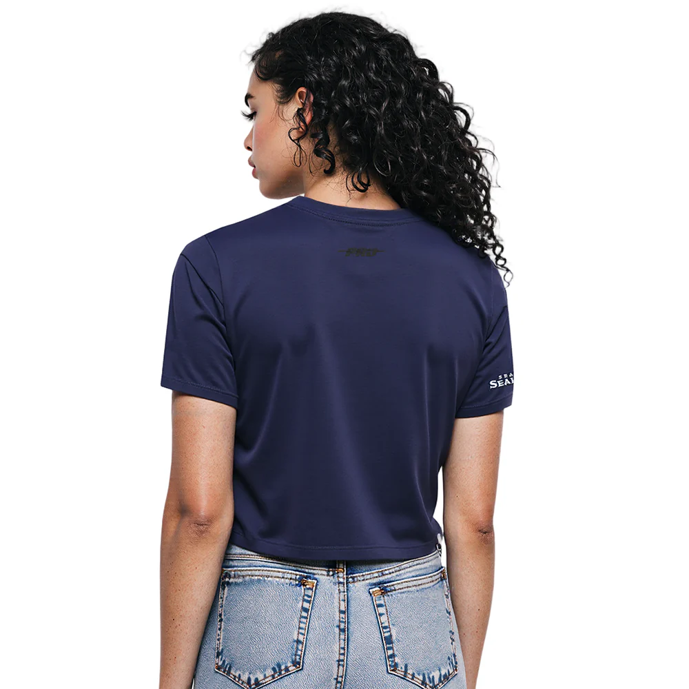 NFL SEATTLE SEAHAWKS SCRIPT TAIL WOMEN'S SJ BOXY TEE (MIDNIGHT NAVY) - Image 8