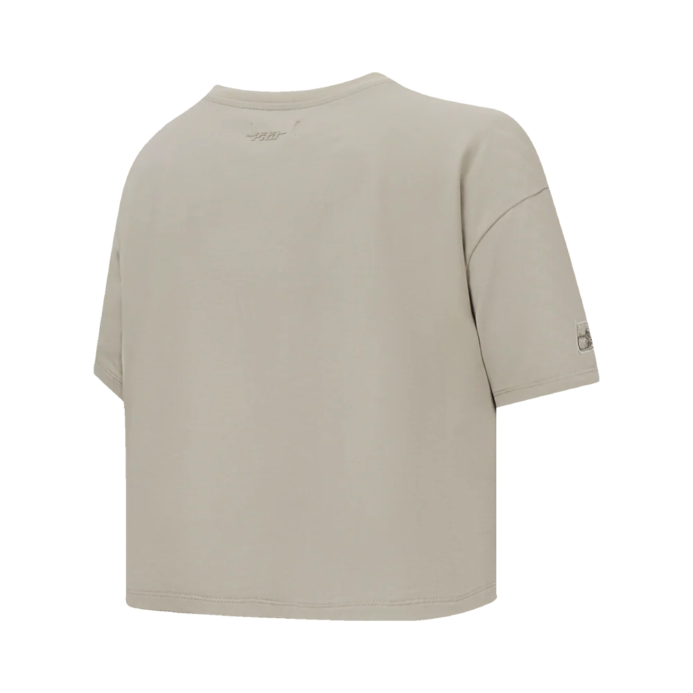 NFL SEATTLE SEAHAWKS NEUTRAL WOMEN'S S/S BOXY TEE (TAUPE) - Image 4