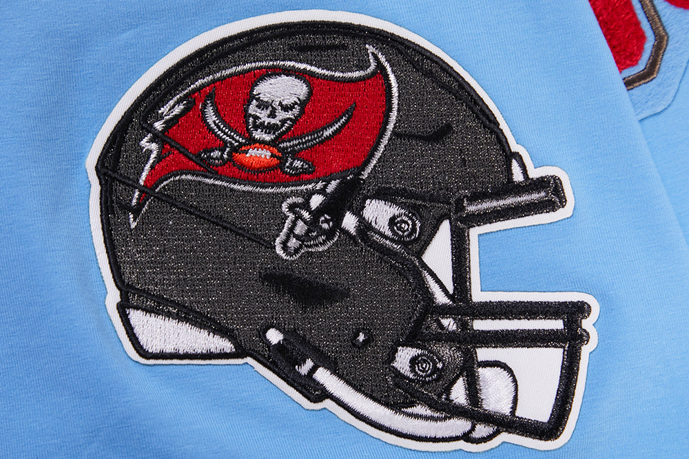 NFL TAMPA BAY BUCCANEERS CLASSIC CHENILLE SINGLE JERSEY TEE (UNIVERSITY BLUE) - Image 6