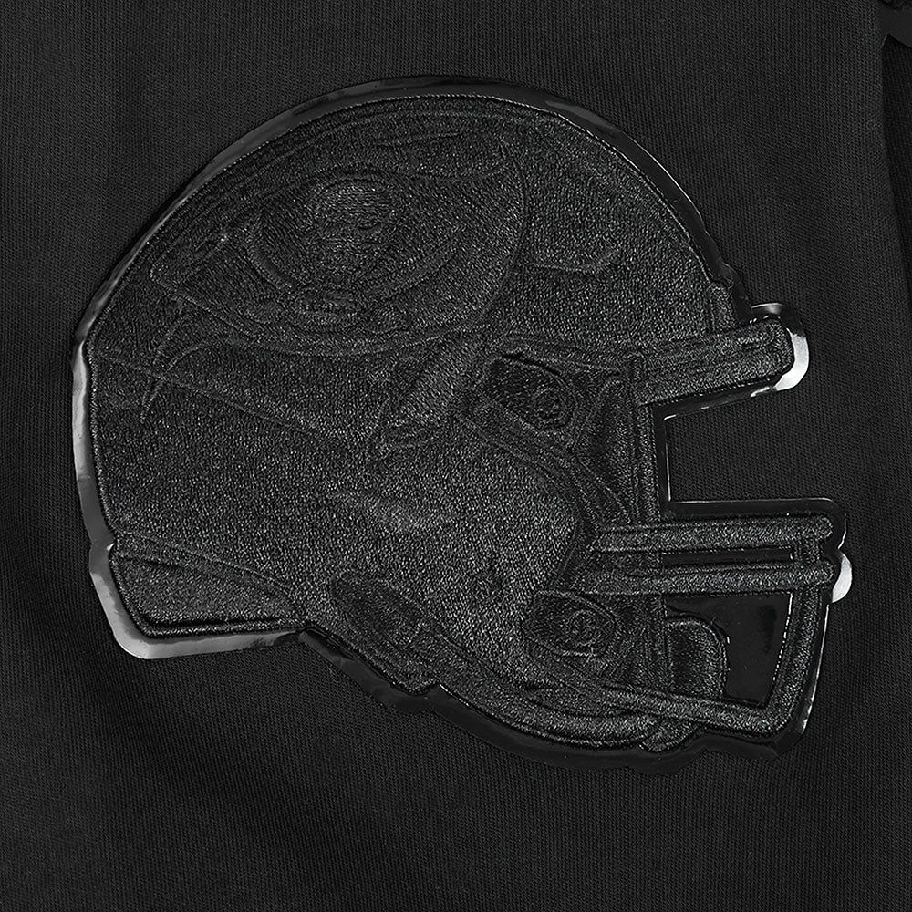 NFL TAMPA BAY BUCCANEERS TRIPLE BLACK TEE (TRIPLE BLACK) - Image 9