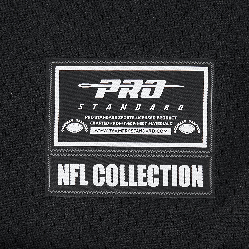 NFL TAMPA BAY BUCCANEERS BAKER MAYFIELD #6 CLASSIC MESH PNN MEN'S MESH BUTTON DOWN SHIRT (BLACK/RED) - Image 8