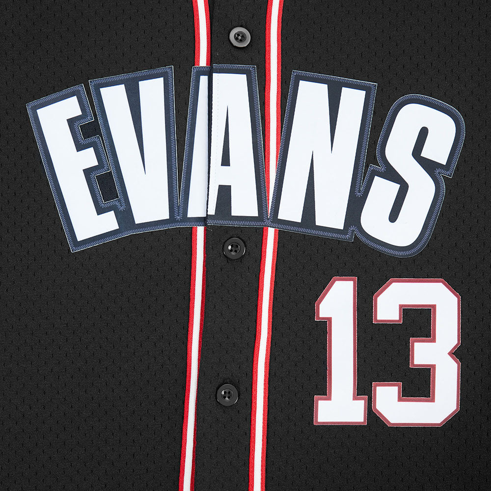 NFL TAMPA BAY BUCCANEERS MIKE EVANS #13 CLASSIC MESH PNN MEN'S MESH BUTTON DOWN SHIRT (BLACK/RED) - Image 6
