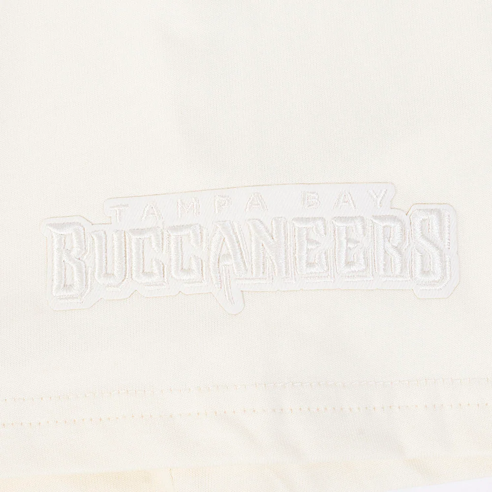 NFL TAMPA BAY BUCCANEERS NEUTRAL MEN'S COTTON JERSEY DROP SHOULDER TEE (EGGSHELL) - Image 6