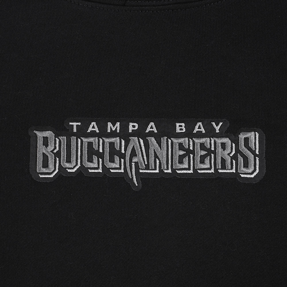 NFL TAMPA BAY BUCCANEERS WINGSPAN MEN'S DROP SHOULDER FLC PO HOODIE (BLACK) - Image 8