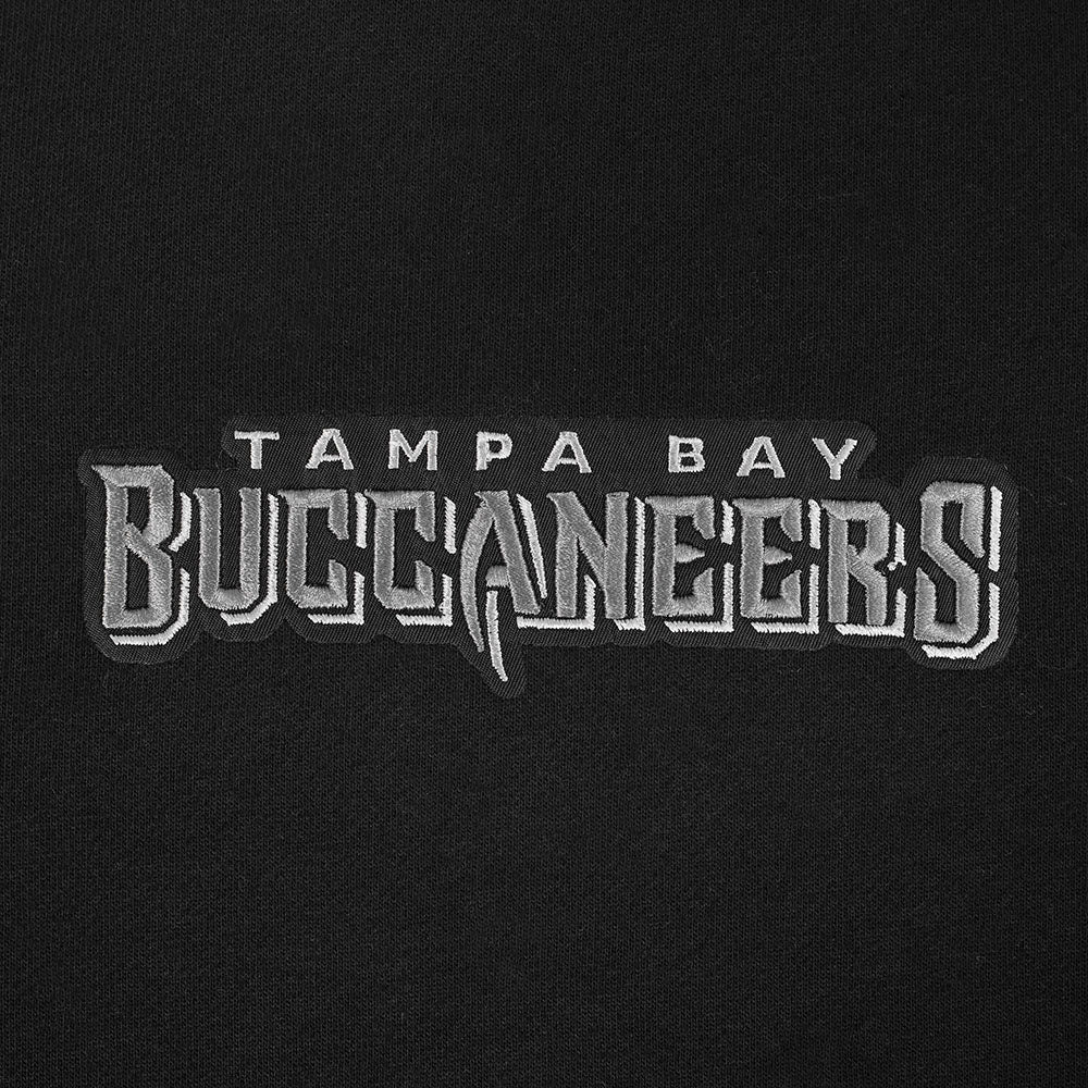 NFL TAMPA BAY BUCCANEERS WINGSPAN MEN'S DROP SHOULDER FLC CREWNECK (BLACK) - Image 8