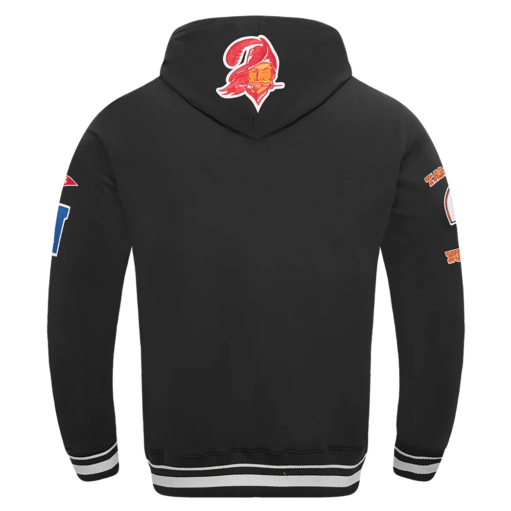 NFL TAMPA BAY BUCCANEERS RETRO CLASSIC MEN'S PULLOVER HOODIE (BLACK) - Image 3