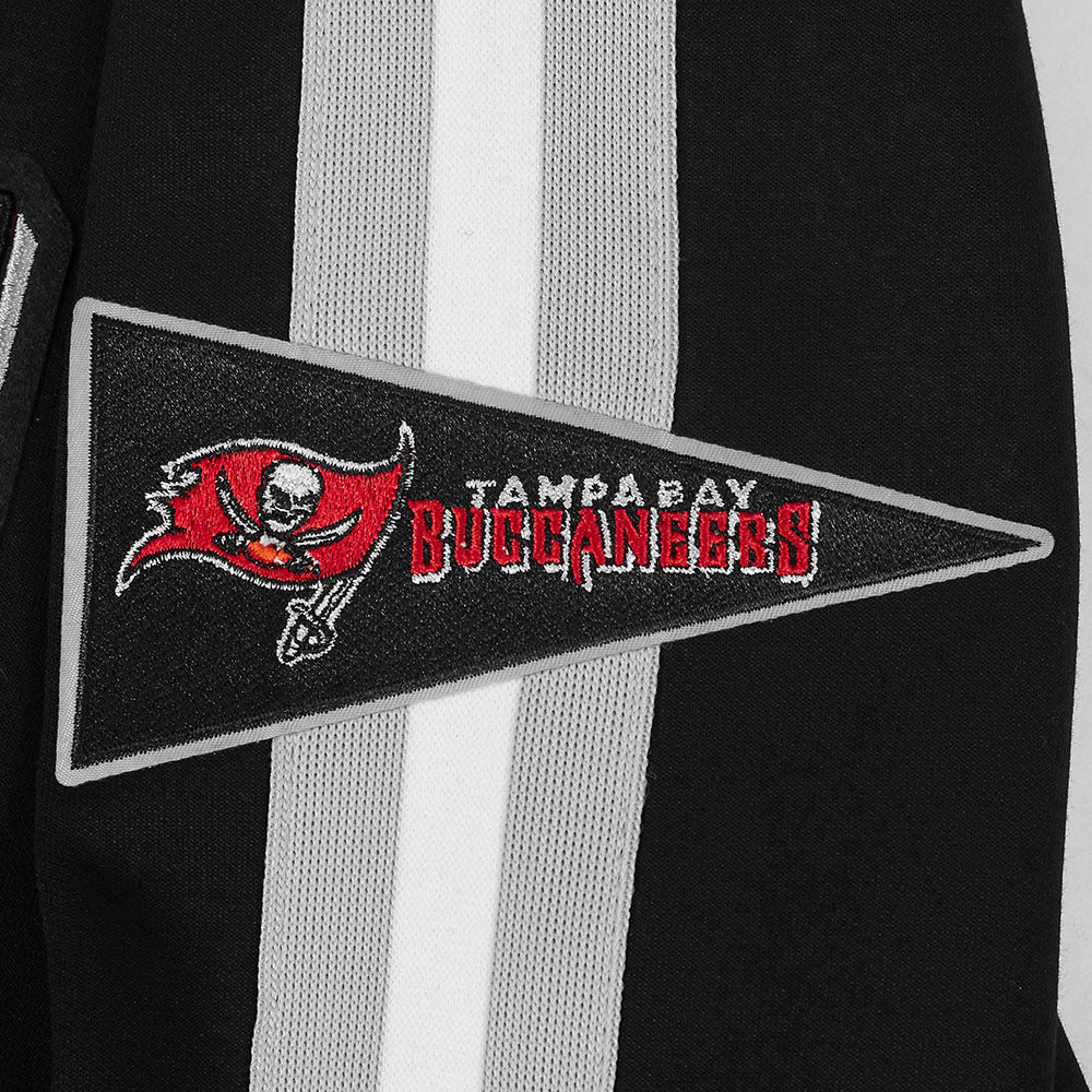 NFL TAMPA BAY BUCCANEERS PRO GAME DAY MEN'S DBL KNIT JACKET (BLACK/SILVER/WHITE) - Image 15