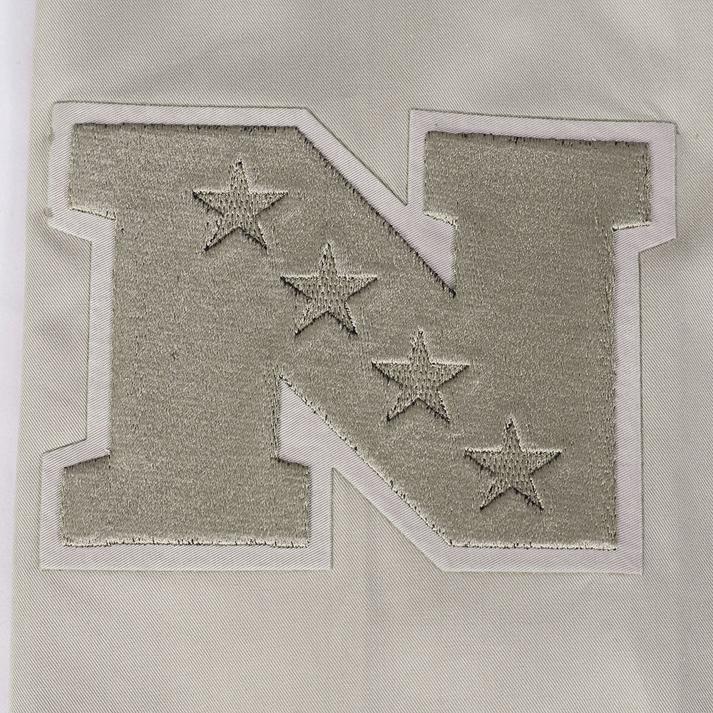NFL TAMPA BAY BUCCANEERS NEUTRAL MEN'S TWILL JACKET (TAUPE) - Image 5